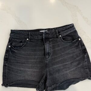 LOFT Black Jean Shorts for Women